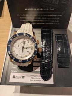 【希少100本限定モデル】EDOX クロノオフショア1 美品！　ベルト2本のサムネイル