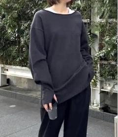 ETRE TOKYO 完売 ピグメントルージートップス ロンT スウェット 美品 ETRE TOKYO 完売 ピグメントルージートップス ロンT スウェット