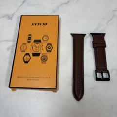本革バンド アップルウォッチ　替えベルト バンド41mm ダークブラウン