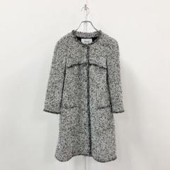 65g18 Rene ルネ ノーカラー ツイードコート TISSUE 34 - メルカリ