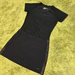 NIKE GOLF ナイキゴルフ ワンピース 切替 ブラック 黒 Sサイズ