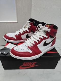 AirJordan1　ライトフュージョンレッド シカゴカスタムのサムネイル