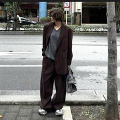 【新品タグ付】tailored liberty setup(burgundy)