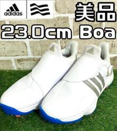 【24時間以内/匿名配送】美品 アディダスゴルフ ゴルフシューズ 23cm ボア