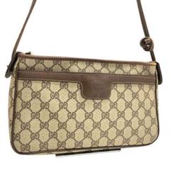 オールドグッチ ショルダーバッグ PVCレザー GGスプリーム GUCCI