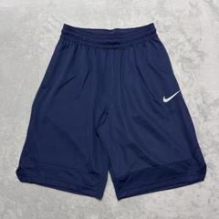 ナイキ　バスケットボールパンツ　バスパン　ネイビー　ポケット付き　ドライフィット