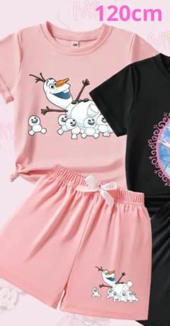 新品　ディズニー　アナと雪の女王　オラフ　セットアップ120cm