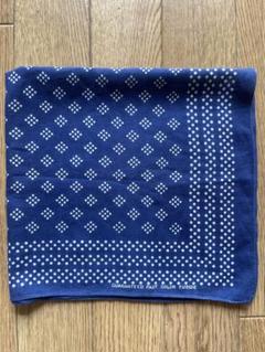 希少　2枚セット　GUARANTEED TUSIDE ネイビー バンダナ　ドット 希少 2枚セット GUARANTEED TUSIDE ネイビー バンダナ ドット