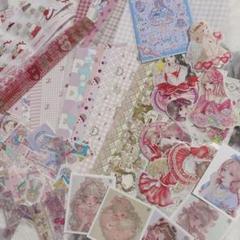 セール‼️② 可愛い おすそ分け 紙もの 大量 まとめ売り デザインペーパー50枚