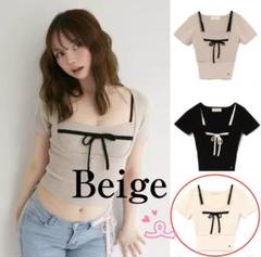 ANDMARY 半袖Tシャツ ブラック/アイボリー 20e19b4e24c44a2eb1a0e0a747ddb2