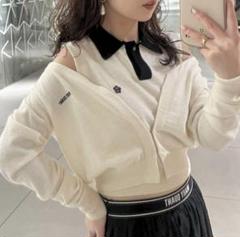 【美品】LILYBROWN×MARY QUANTニットアンサンブルセット完売品 LILY BROWN Lily Brown / リリーブラウン 【MARY QUANT】アメ