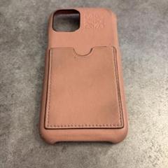 【使用済み】LOEWE iPhone14promaxケース ベージュ LOEWE ロエベ 最新作 iPhone14ProMax ケース 中古 ベージュ