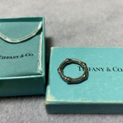 TIFFANY ティファニー シルバー バンブー リング JD クラウン 2個