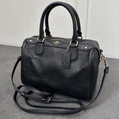 【極美品 希少】コーチ ハンドバッグ ミニベネット 2way シグネチャー 極美品✨ コーチ ミニベネット 2way ショルダーバッグ ネイビー