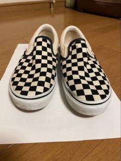 Vans チェッカーパターン スリッポン26.5cm
