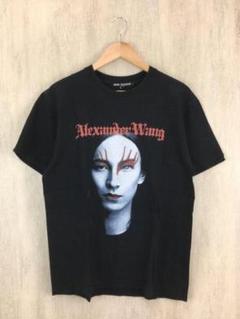【希少デザイン】 アレキサンダーワン5連ロゴ アシュドウォッシュTシャツ alexander wang - 【ラスト1点】 SHORT SLEEVE TEE WITH PRINTED