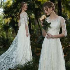 クリーニング済・dress productionウェディングドレス　W213　S m37989647789_1.jpg?1714050136