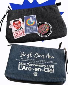 L'Arc〜en〜Ciel 25th パスバッグ　未使用品 L'Arc-en-Ciel 25周年 パスバッグ - メルカリ