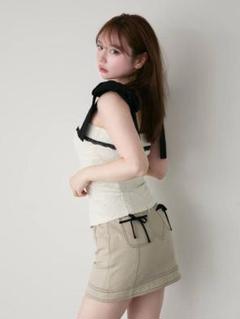 アンドマリー andmary Samantha ribbon tops キャミ