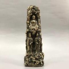 仏教美術 仏像 西方三聖仏像 家内 供養 銅 工芸品 置物 仏教美術 仏像 西方三聖仏像 家内 供養 銅 工芸品 置物