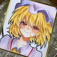アニメスタイルイラスト 色鉛筆 コピック オリジナル スカーレット
