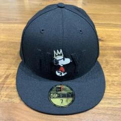 【新品未開封】スヌーピーミュージアム限定　キャップ　NEW ERA　ブラック 2025年最新】スヌーピーキャップニューエラの人気アイテム