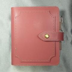 ルージュピンクのシステム手帳（B7判SW,M6 φ19mm）NO.251805Gのサムネイル