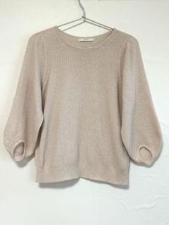 ANAYI アナイ 和紙かのこパフスリーブプルオーバー 黒 36 ANAYI - ◎美品 ANAYI ワシガーターパフスリーブプルオーバー
