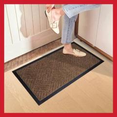 玄関マット ドアマット泥落としマッ 屋内 屋外 業務用 家庭用 43x74cm,