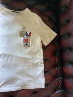 LOUIS VUITTON ルイ ヴィトンTシャツ ワッペンコットン Lホワイト