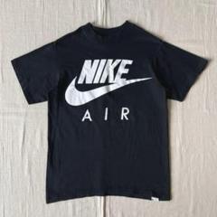 〜90s　USA製　 OLD NIKE　AIR　デカロゴ　ビッグプリントTシャツ