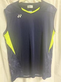 YONEX バドミントンウェア ユニフォーム Oサイズ ネイビー/ライム