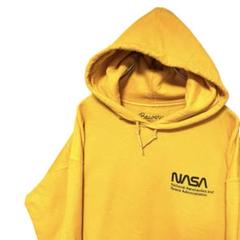 NASA Bowery プルオーバーパーカー　イエロー　宇宙
