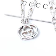 洗浄済 グッチ GUCCI 925 ネックレス シルバー メンズ ON397