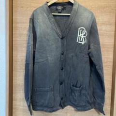 【美品】RRL ダブルアールエル スウェットカーディガン フェード加工のサムネイル