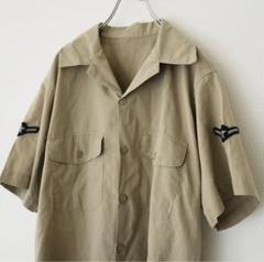 60s VINTAGE 米軍 U.S.AIR FORCE 開襟シャツ USA製