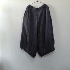 萌 MOYURU　コットンブレンドサルエルパンツ　ブラック 萌 MOYURU コットンブレンドサルエルパンツ ブラック - メルカリ