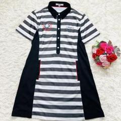 美品【marie claire】マリクレール　ボーダーチュニックワンピース　M