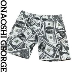 "ONAOSHI GEORGE お直しジョージ"のUSドル紙幣 総柄パンツ XL