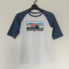 パタゴニア 1/2スリーブ・グラフィック・ティー／5分袖 ロゴ Tシャツ