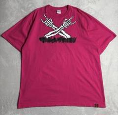 ✴︎未使用✴︎ マキシマムザホルモン メタルポーズTシャツ Lサイズ ピンク メタルポーズTシャツZ | 歴代GOODSライブラリー | マキシマム