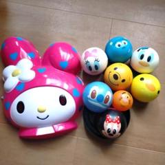 お面　マイメロ　キャラクターボール　ディズニー　ボール ふわふわボール 飾り