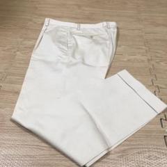 【本日限定値下未使用Aquascutum 1タックコットンパンツ85アイボリー系 本日限定値下未使用Aquascutum 1タックコットンパンツ85