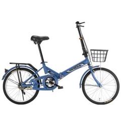 送料込み新品未使用即OK折りたたみ自転車 20インチ青