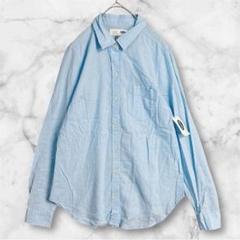 2501 新品 オールドネイビー シャツ 水色 XS 綿100% 無地 シンプル