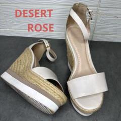 Desert rose デザートローズ　シンプルウェッジソールミュール 2025年最新】デザートローズ サンダルの人気アイテム - メルカリ