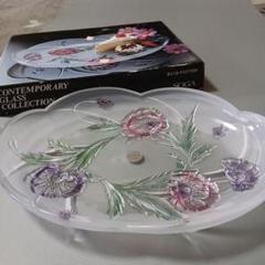 新品未使用SOGA 手描きガラス皿 GLASS COLLECTION日本製