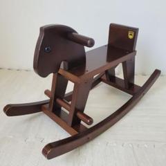 KAWAI 木馬 木製 ロッキングホース アンティーク 乗物 玩具 知育 カワイ