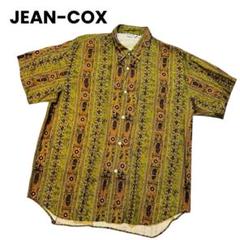 【大特価】 JEAN-COX カジュアル半袖シャツ バティック柄 ヴィンテージ