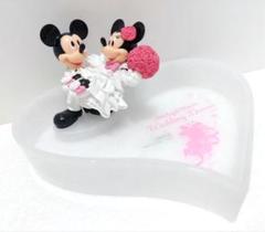 ディズニー　ミッキー　ミニー　ウェディング　結婚式　ハート　トレイ